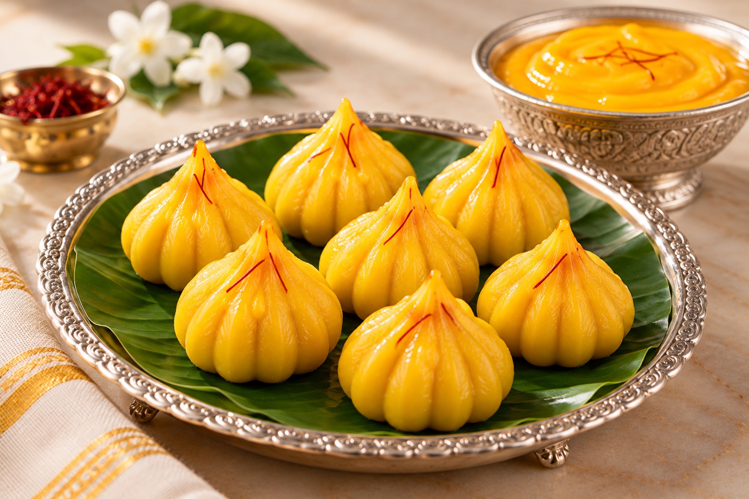 Mango Steamed Modak