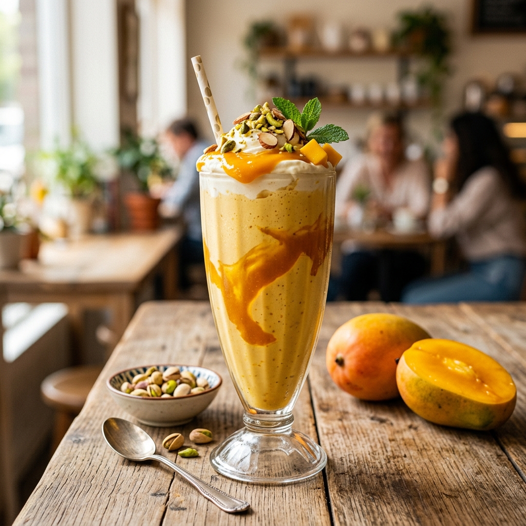 Thick Alphonso Milkshake